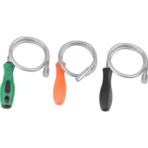 Strong Magnetic Pickup Tool Telescopic Grasp Repair Pickup Magnetic Rod Picker Telescopic Pickup With Lamp