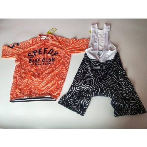 2021 Orange speedy TEAM Cycling jersey gel Pad bike shorts set Ropa Ciclismo mens summer quick-dry PRO BICYCLING Maillot Culotte