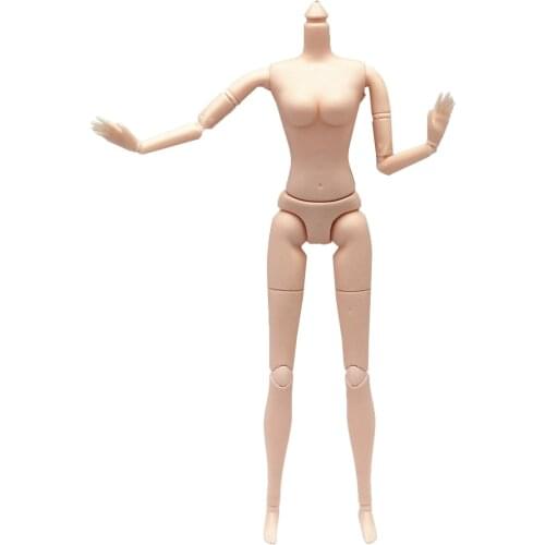NK 1 Pcs White Skin Body 26 Joints Moveable Accessories 11.5 inch Height Body For 30cm Doll Naked Body Girls DIY Toys 3X