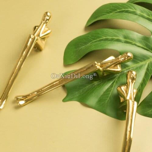 New 2PCS Pure Brass European Furniture Handles Drawer Pulls Cupboard Wardrobe Kitchen Cabinet Pulls Handles Home Decorations