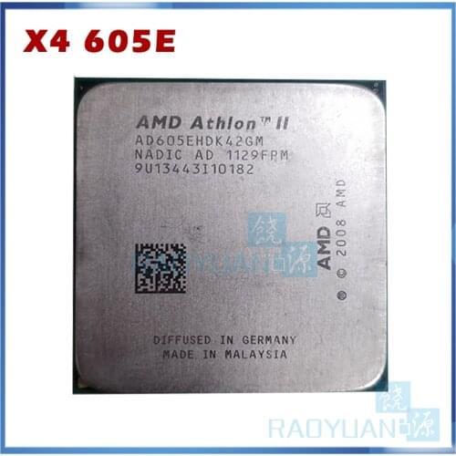 AMD Athlon II X4 605e 2.3GHz Socket AM3 938-pin Processor 65W Dual-Core 2M Cache 45nm CPU