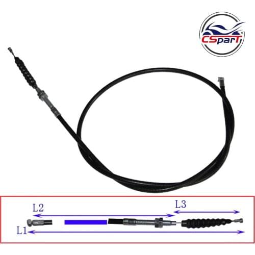 120CM 47.2 Inch Side Adjustable Clutch cable 150CC 200CC 250CC Dirt Pit Bike ATV Quad Parts
