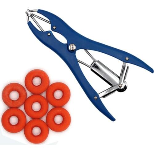 Farm Livestock Piglet Sheep Bloodless Castration Pliers Tails Device Tail Docking Rubber Ring Castration Ring Expansion Clamp