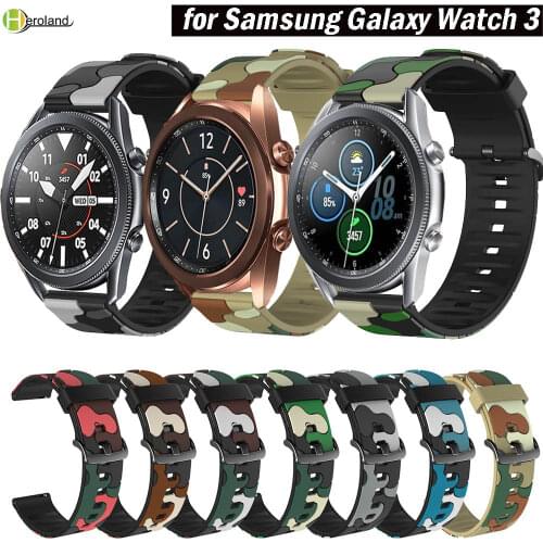Silicone 20mm 22mm Watchstrap band For Samsung Galaxy watch 3 45mm 41mm Sport Smart Wristband bracelet for Amazfit GTR 47mm 42mm