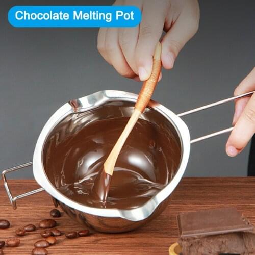 Stainless Steel Universal Boiler Insert Chocolate Fondant Caramel Melt Bowl Butter Pot Pan Baking Cheese Heating JS22