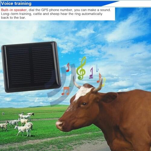 High Quality Solar RF-V26+ Cattle Cow Sheep Horse Camel Tracking Device GPS Tracker Historical route display Geo-fence SOS alarm