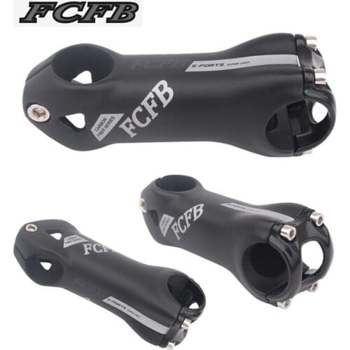 Mountain bike stems Bicycle Carbon Stem Bike Road MTB 6 Degree Carbon Cycling Stems 70/80/90/100/110/120/130 mm road parts