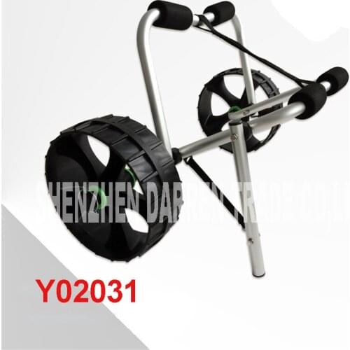 Y02031 multifunctional Folding Deluxe Aluminum canoe kayak beach trolley cart trolley kayak trailers aviation aluminum