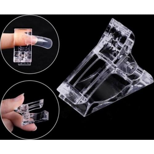 5PCS Nail Clips Quick Building Nail Mold Tips Nail Dual Forms Finger Extension Nail Art UV Extend Gel Nail Extension Tool