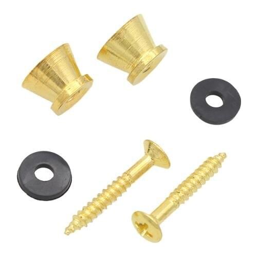 1 PC Guitar tail nail Musical Anti-skid Strap Lock Locking Button End Pin for Electric Acoustic Bass Guitar Parts Accessories