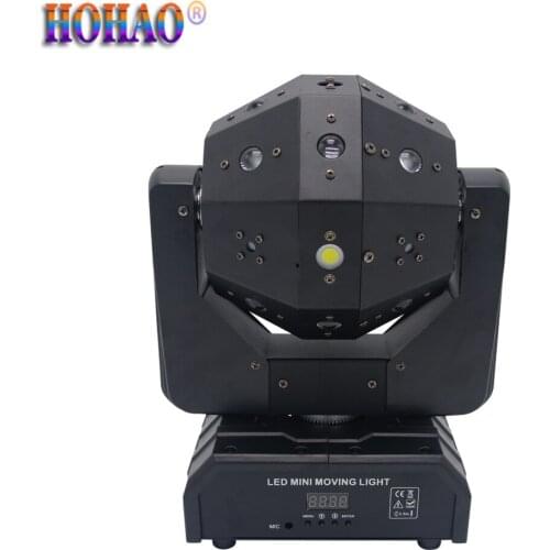 2pcs Professional DJ Disco Ball Lights RGB Laser Beam Strobe 3in1 16pcs Led Moving Head Beam Control DMX512 Dj Controller