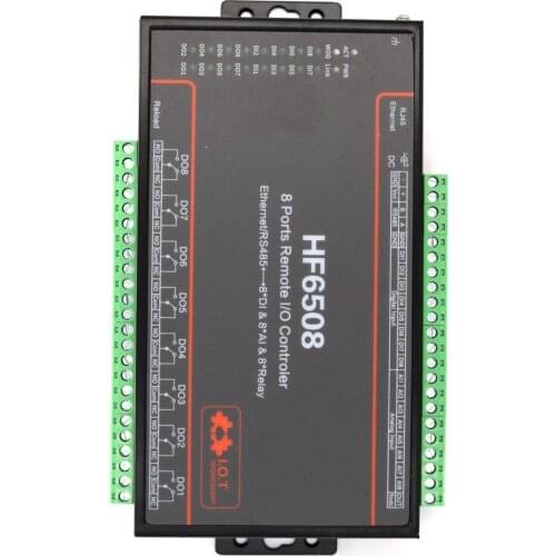 8DI 8DO 8A 8 Way I/O Remote Controller Ethernet/RS485 8CH Remote Relay Ethernet/GPRS/WIFI Network Relay