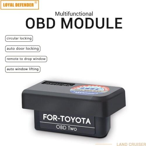 Car Auto OBD Plug And Play Window Closing OBD2 Switch For Toyota Prado Reiz Land Cruizer Levin Corolla Avalon Camry CHR