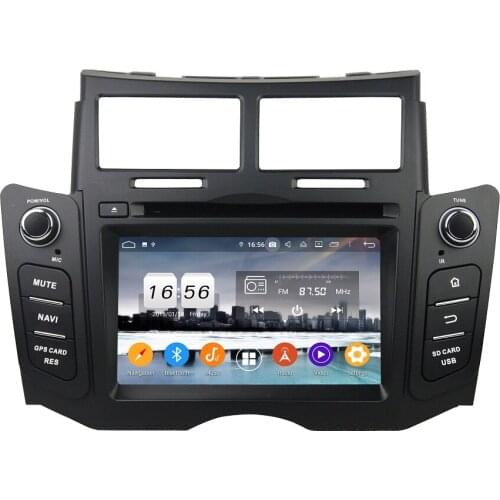 CarPlay DSP PX6 Android 10 Car DVD GPS for Toyota Yaris 2005-2011 2 din Car Multimedia Player Bluetooth 5.0 WIFI