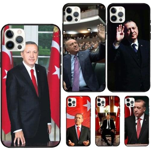 President Turkey Recep Tayyip Erdogan For iPhone 7 8 Plus X XS XR Case Rubber Cover For iPhone 12 Mini 11 Pro Max Soft Case