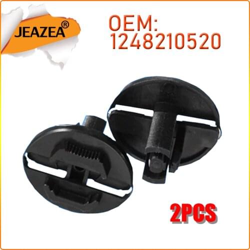 JEAZEA New 2Pcs Headlight Fastener Clip 1248210520 for Mercedes Benz W124 300CE E420 E320 E300 260E 300E 400E 500E 300D