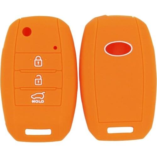 2PC Silicone Key Case Cover For Kia Sportage Cerato Optima K2 K3 K4 K5 Rio Picanto K2 Soul Sorento Ski Sedona