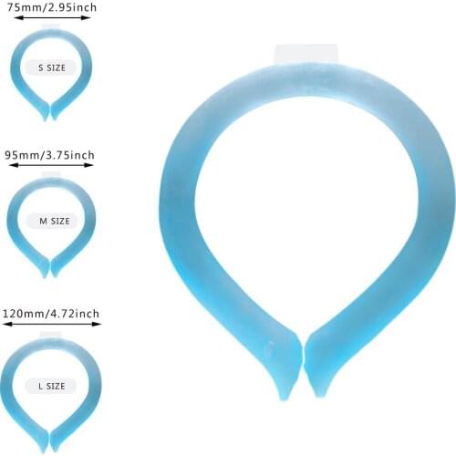 Summer Sports Neck Cooling Ring Cooling Neck Ring Safe High-strength Lightweight Ice Pillow for Running Camping Hiking Halter