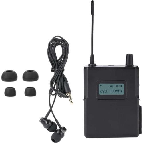 For ANLEON S2-R High Sensitivity Antenna Wireless Stage Monitor 670-680MHz Clear Sound Receiver Stage Monitor for ANLEON S2-R