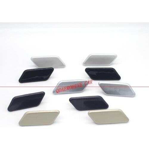 QDAEROHIVE Front Bumper headlight water spray nozzle cover cap fit for Subaru Outback 2010-2014