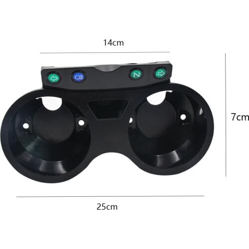 Black Odometer Speedometer Bottom Meter Cover for Yamaha YBR 125 ED 2005 2006 2007 2008 2009 motorcycle accessories high parts