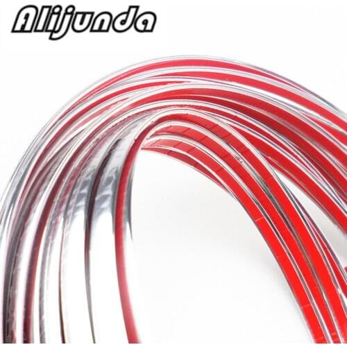 Car-styling 10mmx15m DIY Car decoration Chrome Strip sticker for Land Rover Range Rover/Evoque/Freelander/Discovery