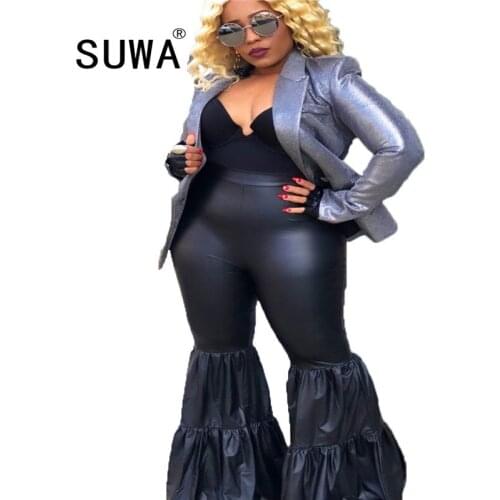 SUWA Women's High Waist Pants