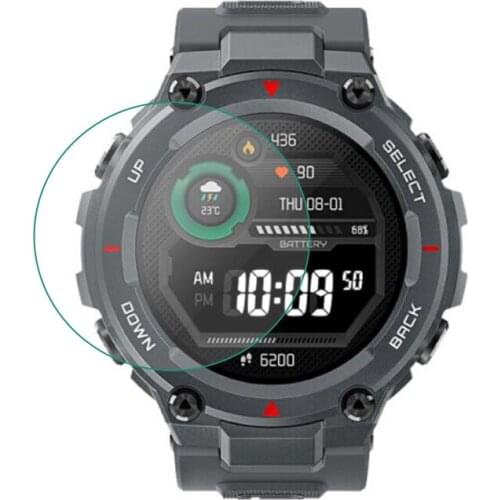 Tempered Glass Protective Film For Xiaomi Smartwatch Huami Amazfit T-Rex T rex Smart Watch Screen Protector Cover Protection