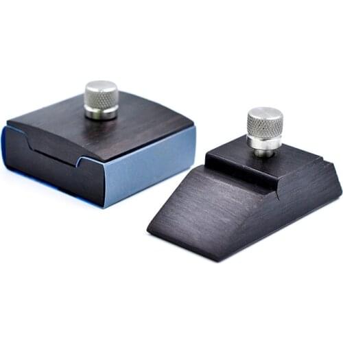 Sandalwood sandpaper clip manual diy leather tool clip sandpaper holder leather edge polishing block vegetable tanned leather ed