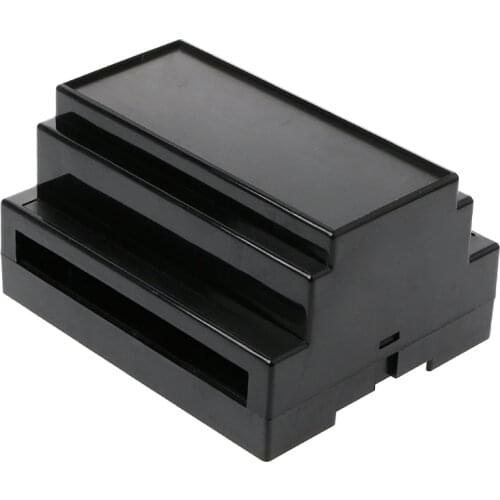 107*87*59mm Black/White Plastic Din Rail Junction Box Electronic Equipment wholesale