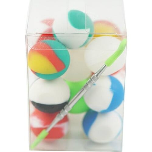 15 pieces/lot ) nonstick food grade silicone container Silicone jars container for wax Silicon Jars Dab Wax Container