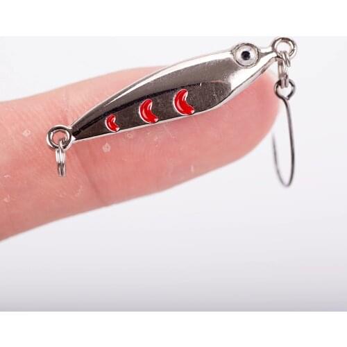 2Pcs 3g/5g Mini vib Fishing Lure Lead Metal Lures Hard Bait Spoon Artificial Freshwater Bait