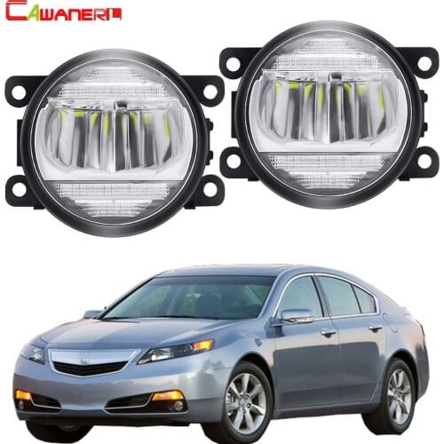 2in1 Fog Light Assembly Daytime Running Lamp 30W 8000LM Car Front Bumper LED Fog Light DRL 12V For Acura TL 2011 2012 2013 2014