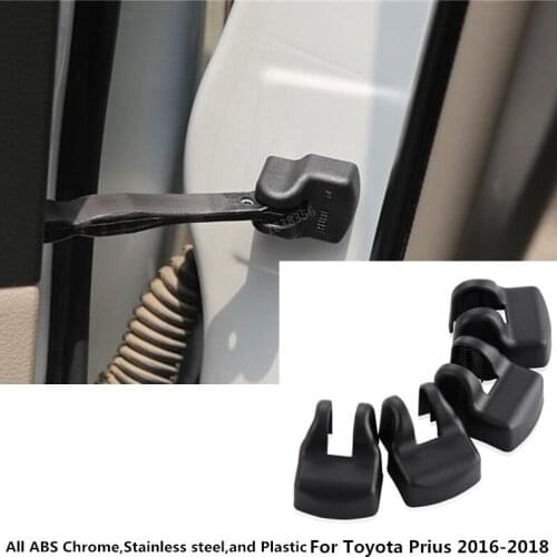 Hot sale For Toyota Prius 2016 2017 2018 Car sticker anti rust water proof Door lock key Plastic buckle Limit device trim 4pcs