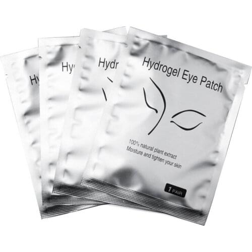 50Pcs Professional Eye Mask Eyelash Pad Gel Patch Lashes Extension