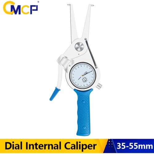 CMCP Gauge 0.01mm Dial Internal Caliper 35-55mm Shockproof Micrometer Inside Snap Gauge for Internal Diameter Measuring Tools