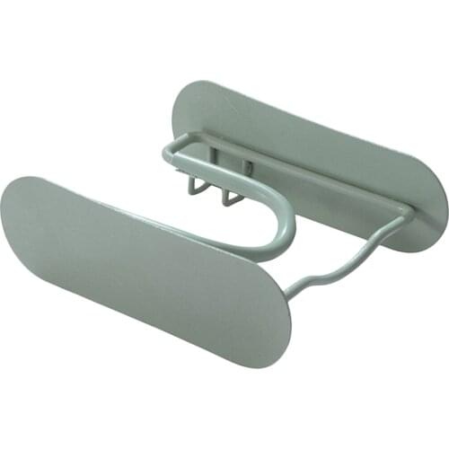 Hair Dryer Holder Punch-Free Wall Mounted Rack Storage Bracket Anti-Slip Carbon Steel Hair Dryer Holder Bathroom First-rate