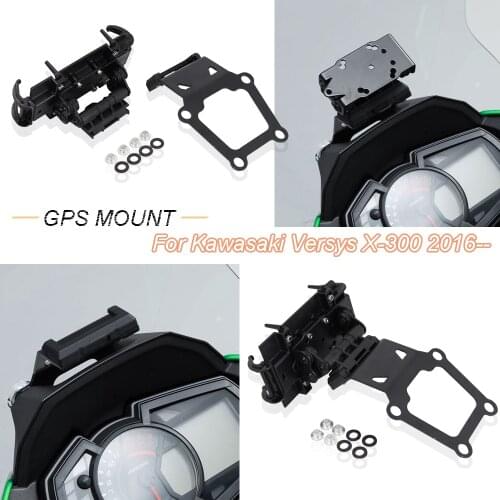 For KAWASAKI VERSYS X300 Versys X-300 2016-2021NEW Navigation Bracket Mount Smartphone GPS Holder Motorcycle Accessories