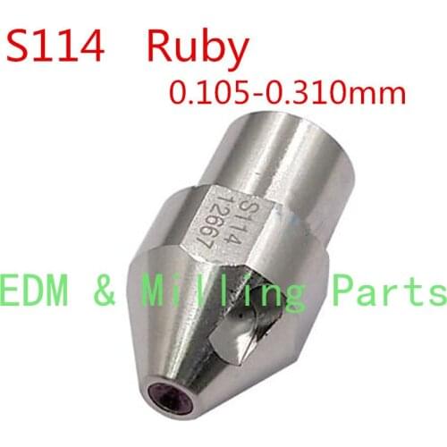 Wire EDM S114 3438115 Ruby Diamond Guide 0.105-0.310mm For SEIBU Machine EW-A5S/A7S/B3S3/C3/C5S/C5S2(AWF)/EW-B/EWR-300A2 Service