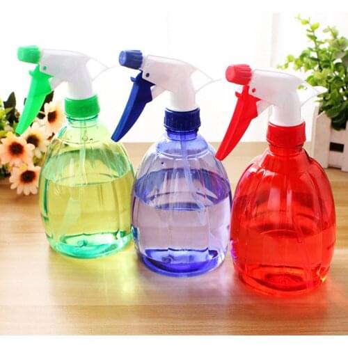 500ml Measuring Spray Bottle Hand Pressure Watering Can Transparent Garden Tool Three Colors Optional
