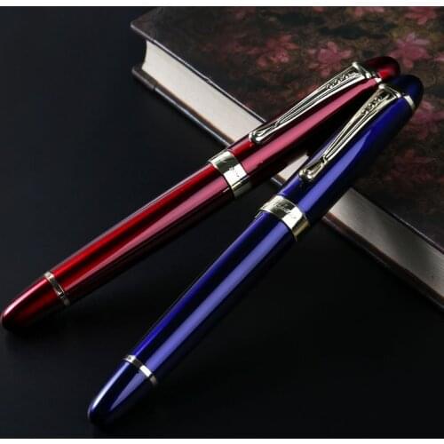 Jinhao X450 Luxury Mens Fountain Pen Business Student 0.5mm Extra Fine Nib Transparent Calligraphy Office Supply Writing Tools
