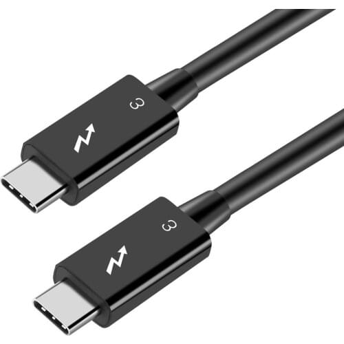 Thunderbolt 3 cable 40G compatible with USB4 Cable Thunderbolt 4 cable 100W Charging 5K video 40G data speed