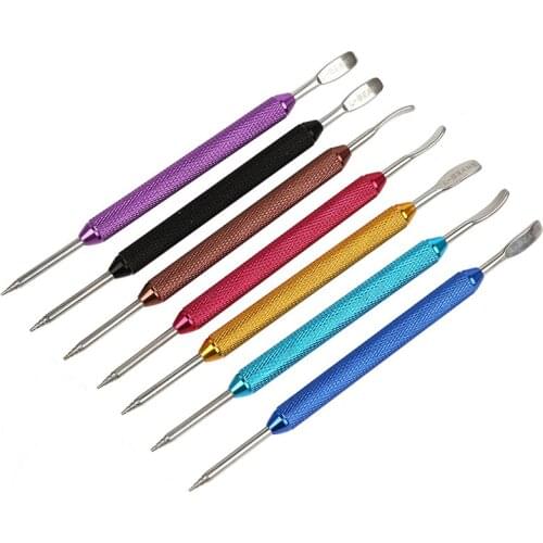 Coffee Latte Foam Art Pen Needle Spatula Stainless Barista Tool Coffee Latte Stainless Steel Art Pen Tool 9 Colors