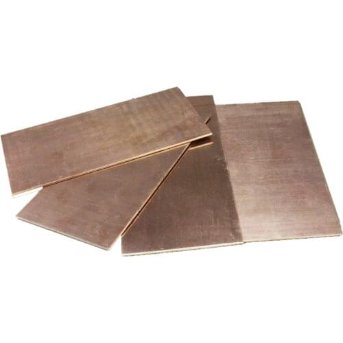 1Pcs Beryllium Bronze Sheet Plate Length 100mm 200mm Guillotine Cutting Thick 0.5-2mm C17200 For DIY Material