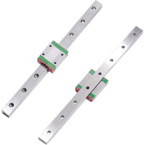 3D print cnc parts MGN7 MGN12 MGN15 MGN9 200 300 400 500mm mini linear rail slide 1pc MGN9 linear rail guide +1pc MGN9C carriage