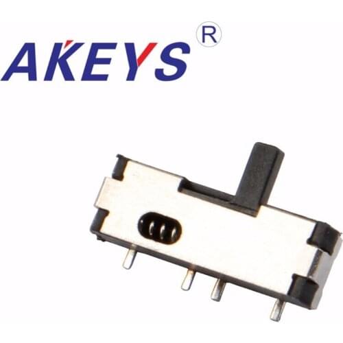10PCS MSKT-12B10-4P MINI slide switch 1P2T SPDT SMD SMT 4 pin 2 position left reset mini toggle switches MSK-06