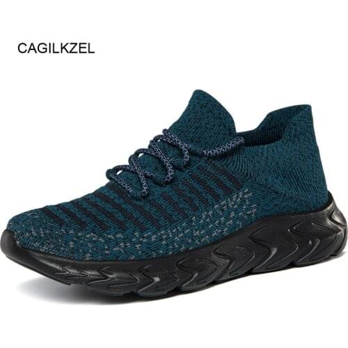 Fashion Mens Sports Shoes Mesh Casual Shoes Lace-up Mens Shoes Lightweight Vulcanized Shoes Walking Sneakers