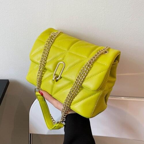 2021 Fashion Women Shoulder Bag Crossbody Bag Leather Pu Quilted Bag Female Luxury Handbags Women Messenger Bags