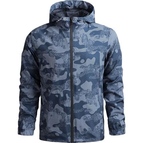 2021 Autumn Winter Mens Camouflage Jacket Casual Bomber Coat Male Windbreaker Zipper Windproof Men Fashion Outerwear Size 5XL