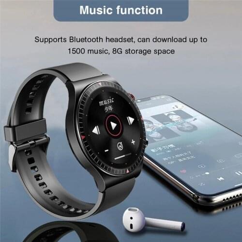 2021 Steel Band Smart Watch Men Full Touch Screen Sports Fitness Watch Waterproof Bluetooth Call For Android iOS Smartwatch Mens